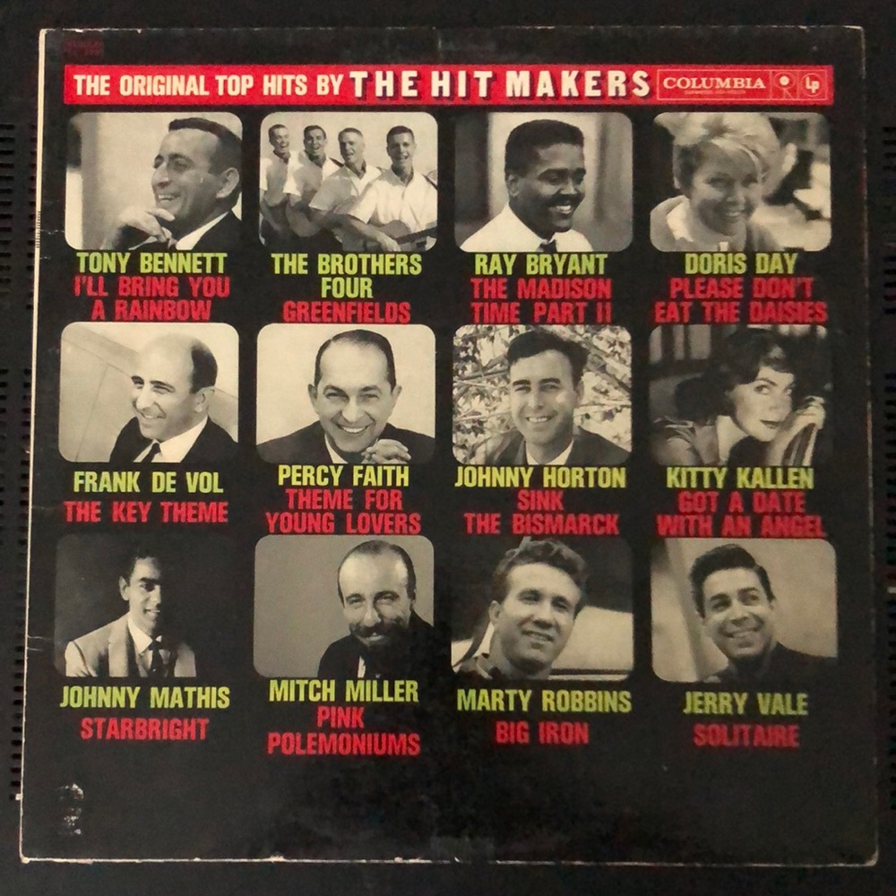 The Hit Makers The Original Top Hits Vinyl Lp '60